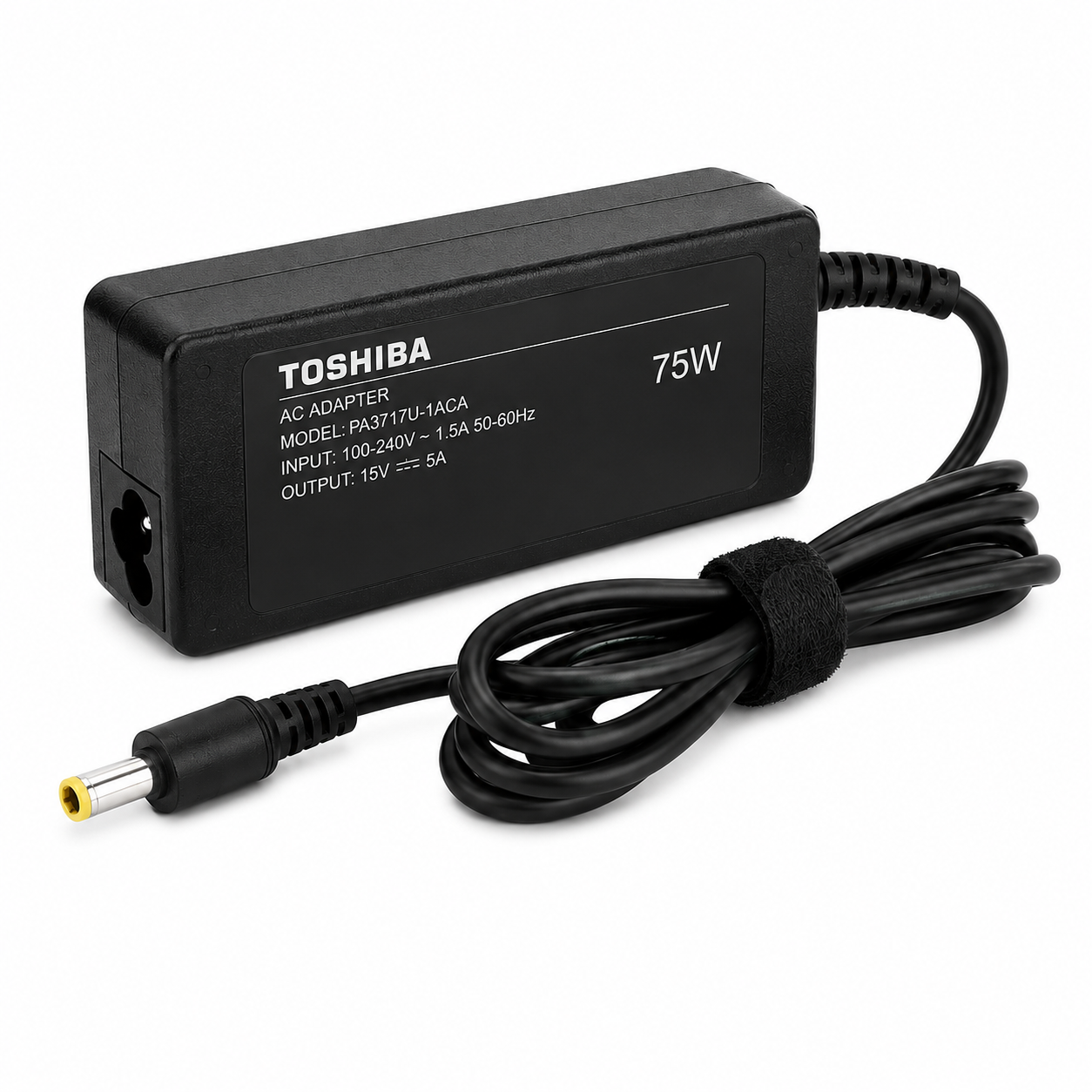 65 watt yellow pin TOSHIBA Laptop Charger  (Refurbished)